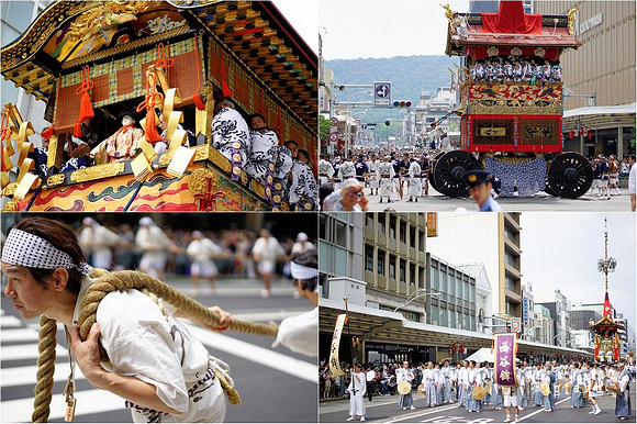 日本三大祭 京都祇園祭山鉾巡行 祇園祭的傳統 超大超高祭典台車 樂活的大方 旅行玩樂學